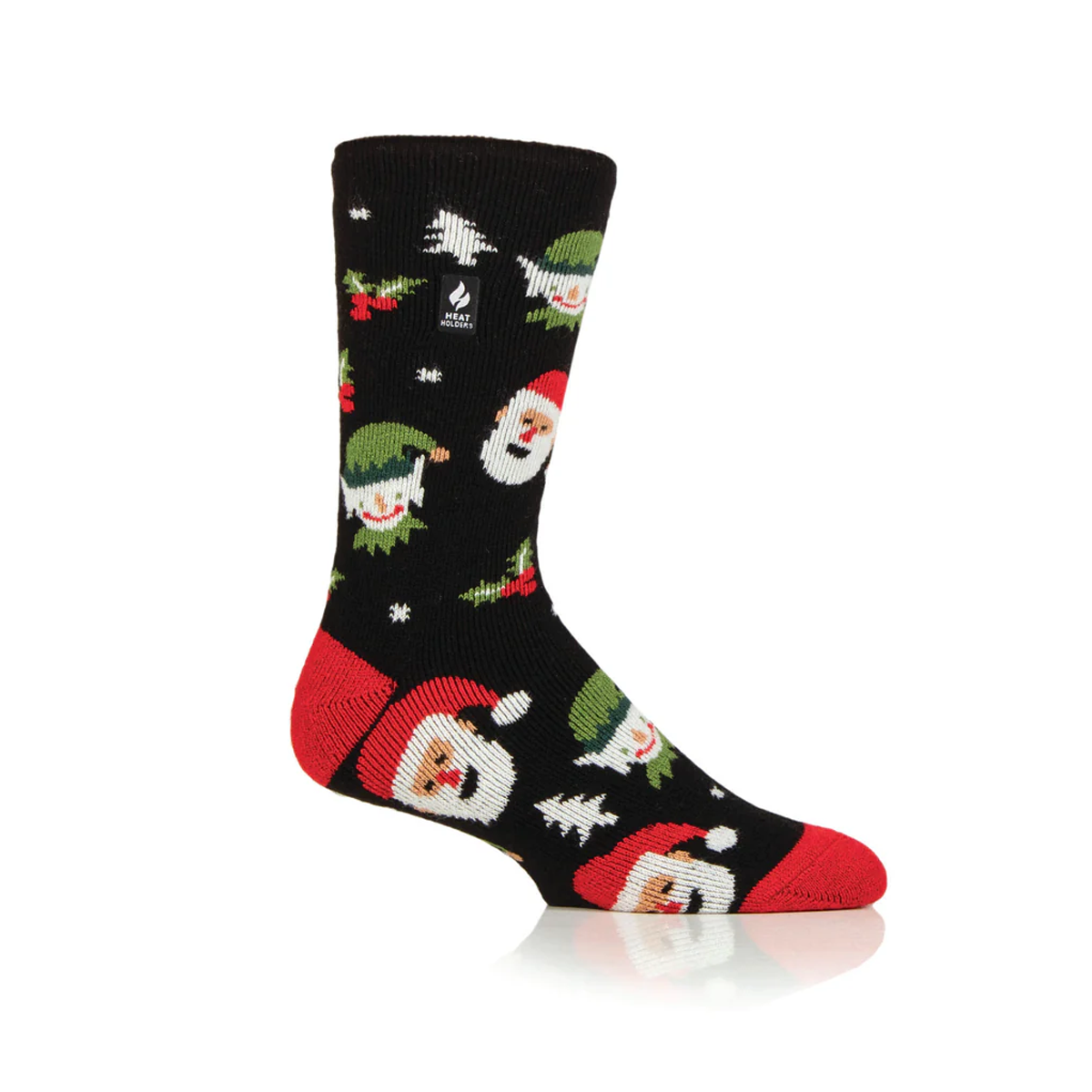 Ανδρικες καλτσοπαντόφλες  Heat Holders Christmas Santa men  Socks σε Black 